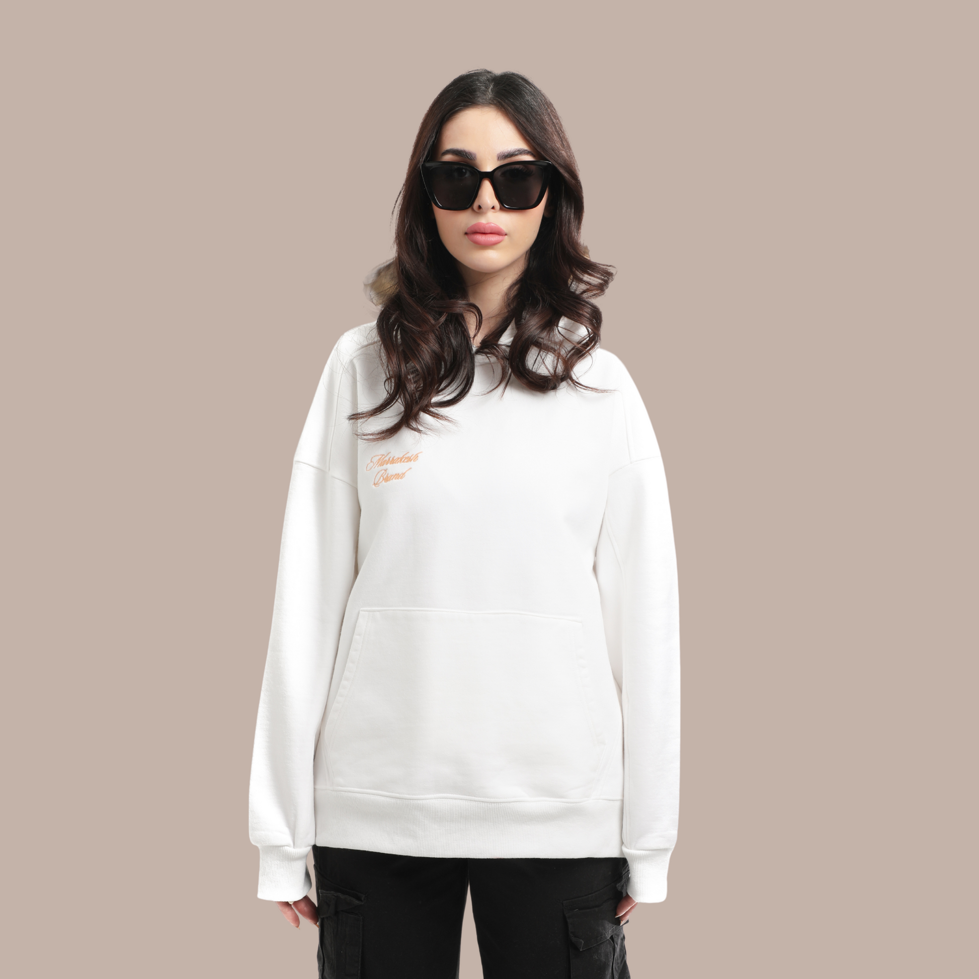 Hoodie White club - Club Ninety