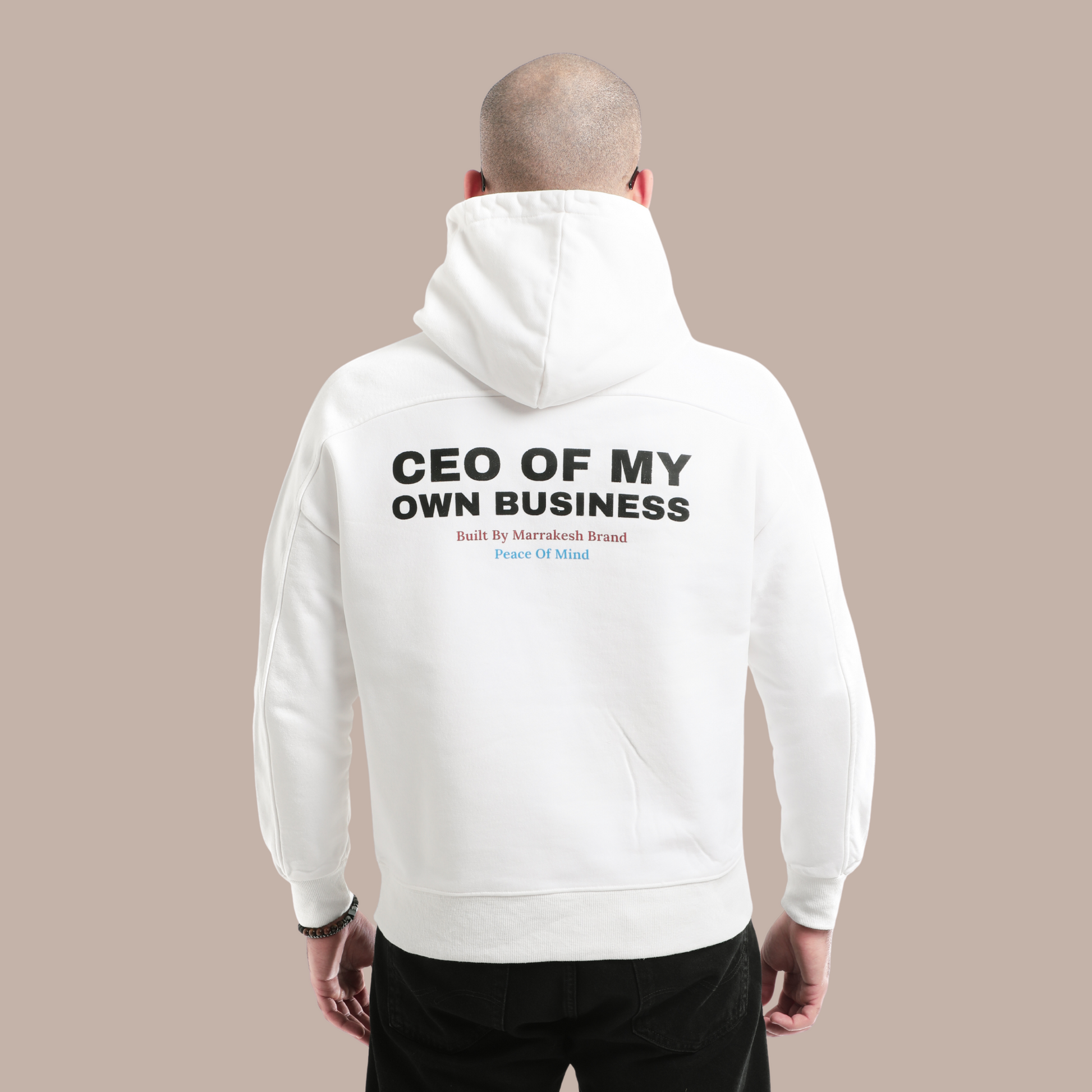 Hoodie White club - Club Ninety